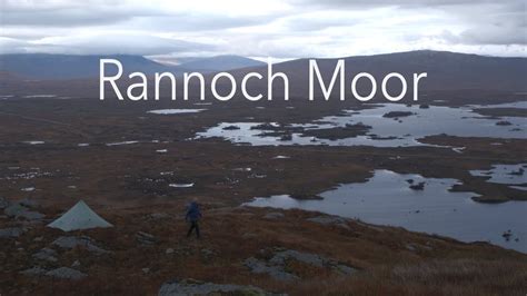 Wild Camping Between Rannoch Moor And The Blackmount Mountains Youtube