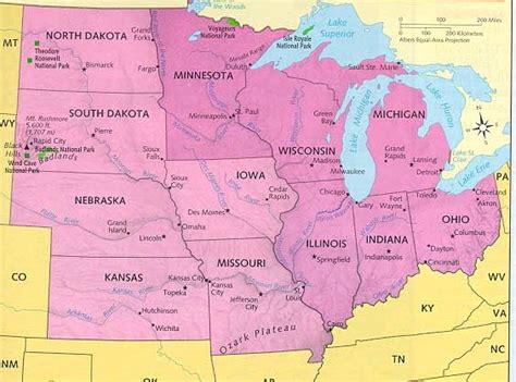 Midwestern United States Middle West Us Midwest Us