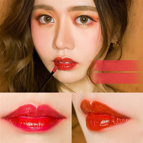 Liquid Lipstick Lip Tint Waterproof Sexy Red Color Gloss Moisturizer Waterproof Long Lasting Non