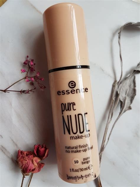 New Essence Pure Nude Make Up Foundation Look Natural Nude In Shade
