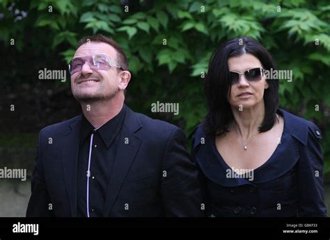 Bono And Wife Alison Hewson Arrive At St Bride S Church In Fleet Street