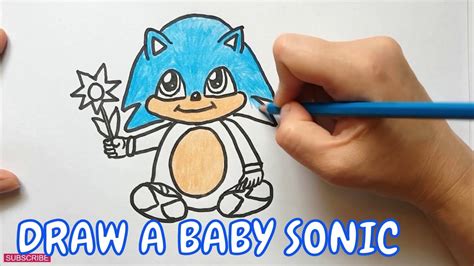 How To Draw Baby Sonic Sonic The Hedgehog Social Useful Stuff Otosection