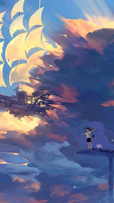 Download wallpapers for your pc computer desktop laptop or mobile devices screen background. Anime Scenery | Обои искусство, Компьютерная живопись
