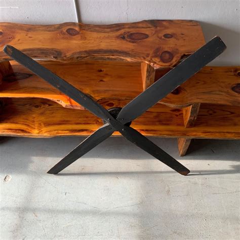 Explore the broad realm of. Large Vintage Wooden Decorative Ceiling Fan For Sale at ...
