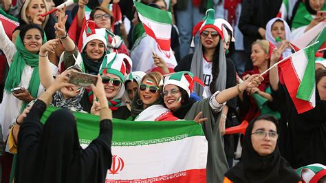 Iranian Women Celebrate Chance To Cheer On National Team