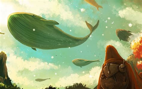 Pin By Sarah Marie On Flying Whales Surreal Art Cloud Artwork