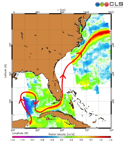 Esa Path Of Loop Current And Gulf Stream