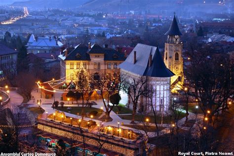 Use them in commercial designs under lifetime, perpetual & worldwide rights. Piatra Neamt, Romania city Royal Court beautiful landscape ...