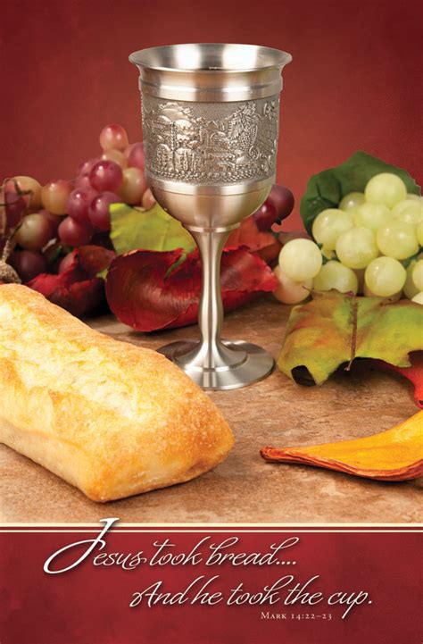 Check spelling or type a new query. Church Bulletin 11" - Communion - Took Bread (Pack of 100)