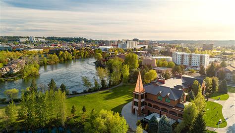 Gonzaga university is based on a suburban campus spread over an area of 152 acres in spokane, washington. Our Campus & Location | Gonzaga University