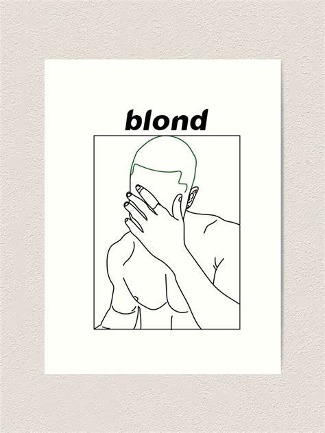 Frank Ocean Blond Album Cover Art Print For Sale By Darskye