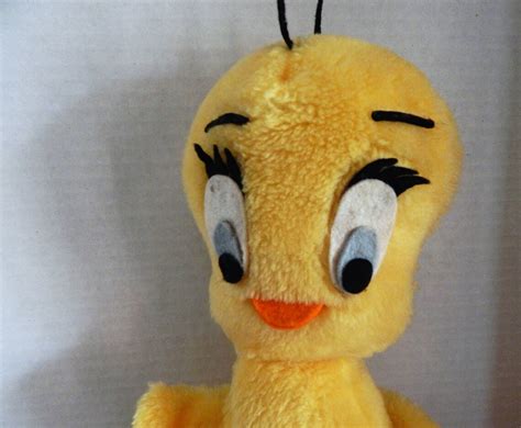 Tweety Bird Stuffed Plush Animal 14 Yellow Looney Tunes Etsy