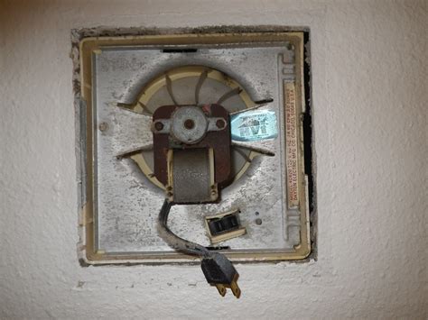 All bathroom outlets in the house don't have power in them. Old Exhaust Fan Has Plug And Outlet In Fan Housing ...