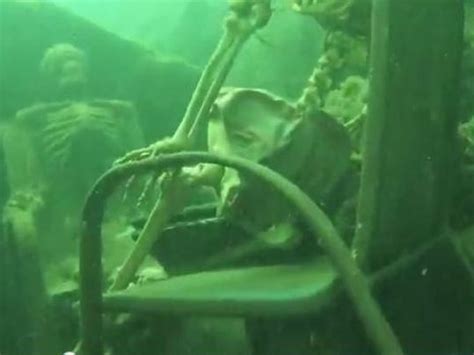 Authorities Find Fake Skeletons In Underwater Lawn Chairs