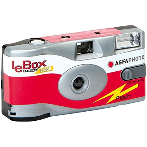 Lll migliore fotocamere usa e getta: AgfaPhoto LeBox Flash 400 Fotocamera usa e getta 27 foto ...