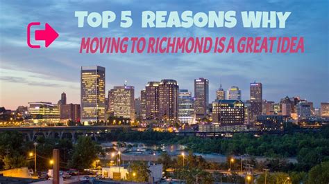 Top 5 Reasons Why Richmond Va Is A Good Place To Live And Why Moving