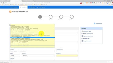Per poter creare una fattura elettronica con fattura24 è indispensabile configurare il proprio profilo di fatturazione. Fattura Elettronica Agenzia Entrate - YouTube