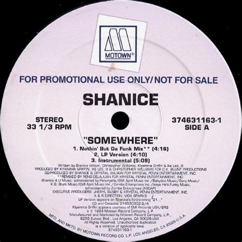 Shanice Somewhere Vinyl Music