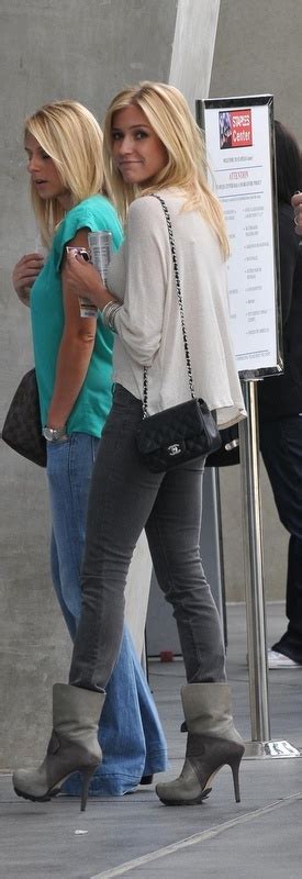 Kristin Cavallari Wearing J Brand Low Rise Pencil Leg Jeans In
