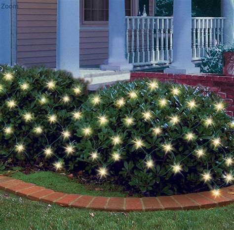 Net Of Lights For Bushes Christmas Lights Clear Net Holiday Decor