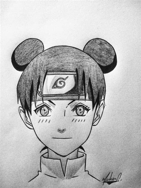Tenten From Naruto Sasuke Drawing Naruto Sketch Drawing Art Drawings