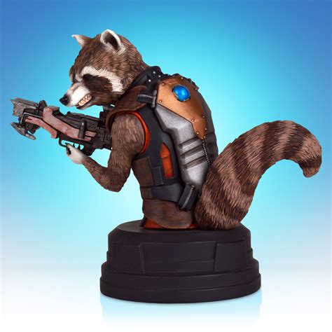 Rocket raccoon is a fictional character appearing in american comic books published by marvel comics. SDCC Exclusive Rocket Raccoon Mini Bust by Gentle Giant ...
