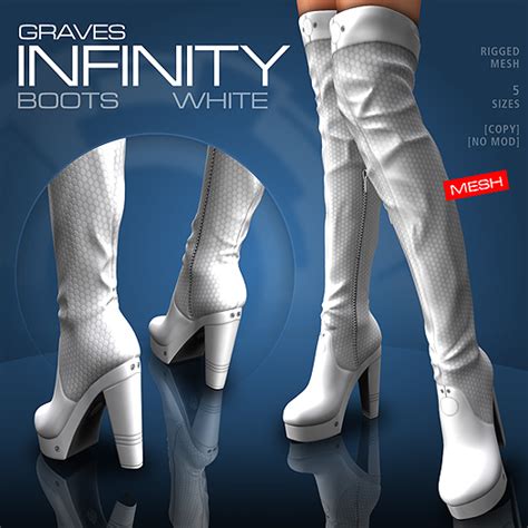 Second Life Marketplace Graves Infinity Boots White