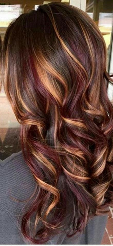 30 Trendy Ideas Nails Red Gold Black Fall Hair Color For Brunettes