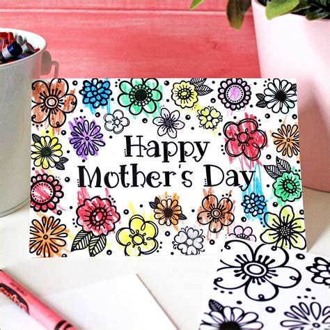 Mother S Day Card Template Free Printable Resume Gallery
