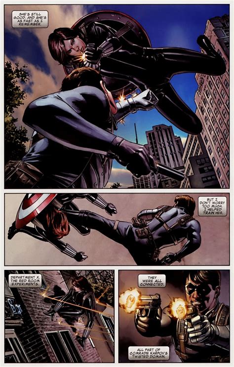 Black Widow Vs Winter Soldier Captain America27 2005 Bucky Barnes