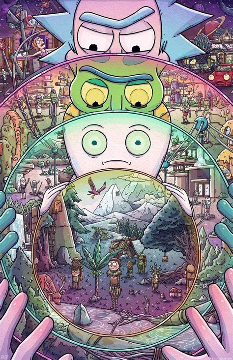 7 Crazy Rick And Morty Art Pieces From The Shows First Gallery Exhibit