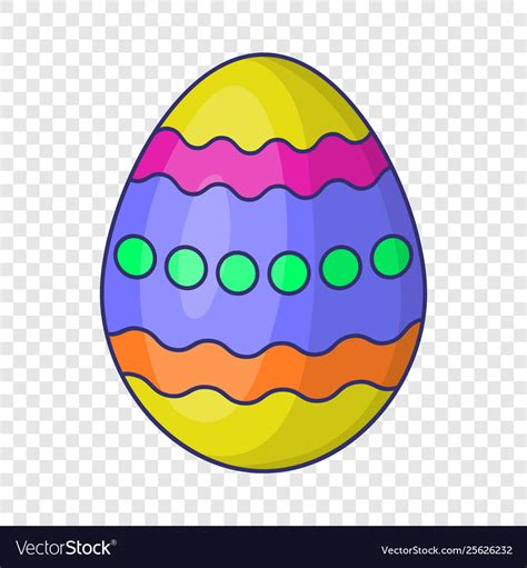 So, even though it may feel like christmas. Easter egg icon cartoon style Royalty Free Vector Image