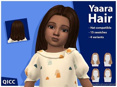 Yaara Hair V4 Mod For The Sims 4 At Modshost Maxis Match Base Game