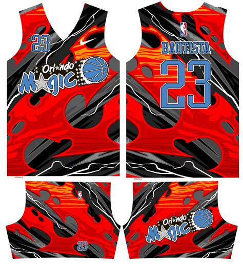 Magic Hot And Fire Full Sublimation Jersey Design