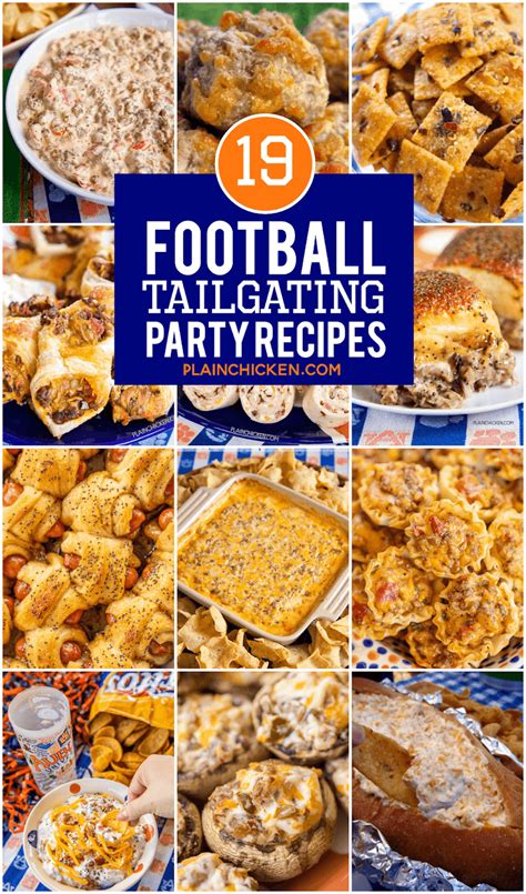 19 Easy Tailgating Party Recipes For Football Season The Best Recipes To Take To Your Tailga