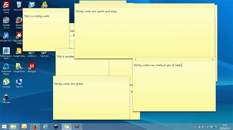 Как создавать заметки на рабочем столе Windows 10
