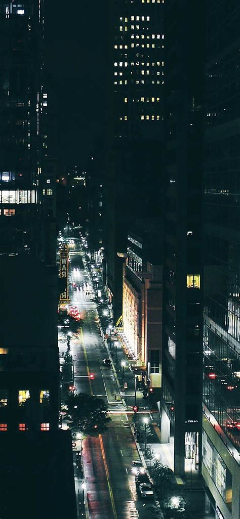 City Night Traffic Dark Iphone X Wallpapers Free Download