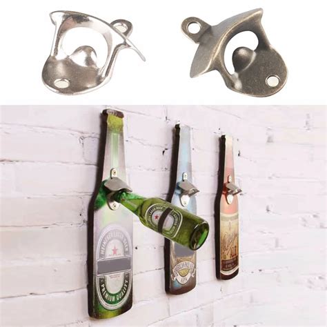 Wall Mounted Beer Bottle Opener Vintage Coke Bottle Opener Bar Drinking Tool Accessories Home