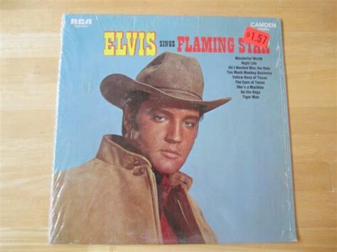 Elvis Album Elvis Sings Flaming Star Rcacamden Cas 2304 Shrink