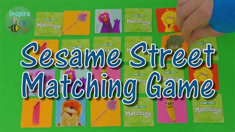 The user identifies the matching pair by clicking on the two items that form it. Sesame Street Memory Matching Game | 72-Piece Play-Along ...