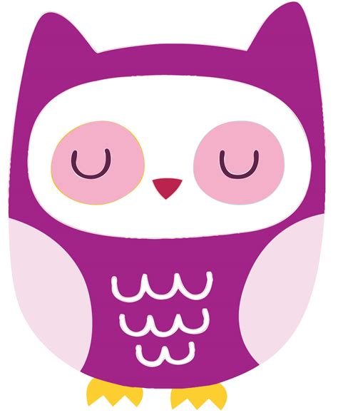 Pink Owl Clip Art Clipart Best