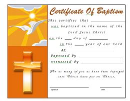 Fill out, securely sign, print or email your baptism certificate form instantly with signnow. Certificate of Baptism