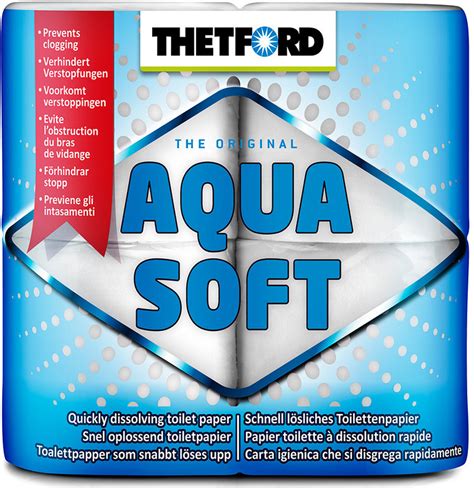 It is available in a practical package of 4 rolls. Thetford Aqua Soft (4 Roles) desde 3,50 € | Compara ...