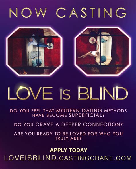Casting Call Nationwide For Netflix Show Love Is Blind Auditions Free