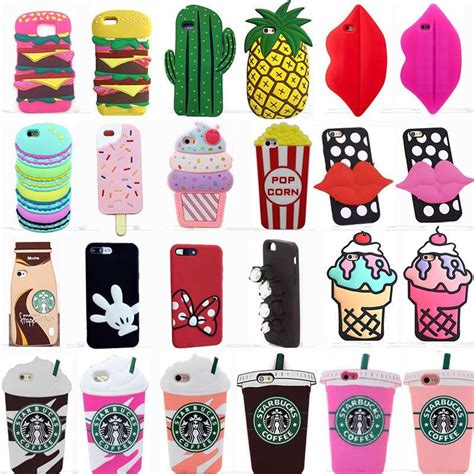 199 3d Cute Food Cartoon Soft Silicone Phone Case Cover For Samsung