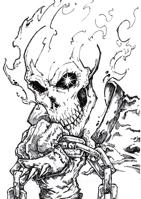 Learn how to draw and sketch realistic and cartoon ghosts and create great cartoons, illustrations and drawings with these free drawing. Ghost Rider 4 by ChrisOzFulton on DeviantArt