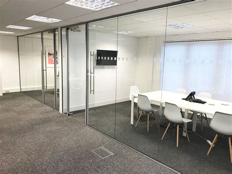 Glazed Office And Glass Meeting Room With Framed Doors For Tann Westlake Limited In Bognor Regis