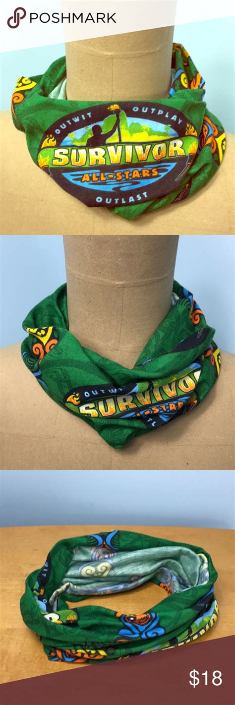 Buff 💙 Survivor All Stars Green Tribal Headband Tribal Headband