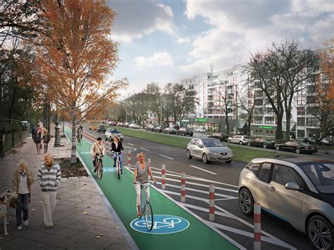 Adfc Erkl Rt Protected Bike Lanes Radfahren Mit Schutz Und Komfort