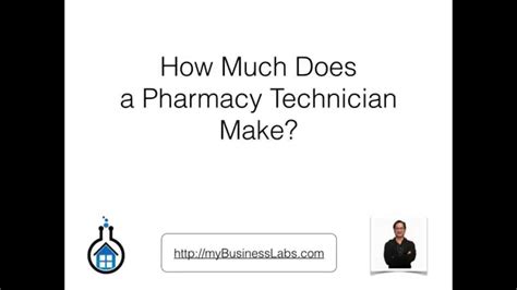 How Much Does A Pharmacy Technician Make Us Salaries Youtube